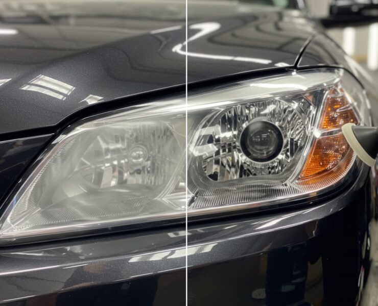 Headlight Restoration - Before and After with Turtle Wax